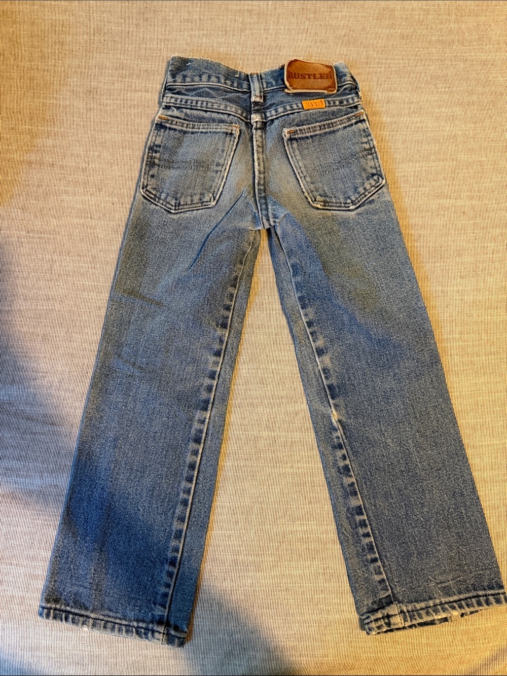 Rustler Light Blue Back-Pocket Denim Jeans